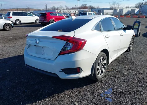 2018 Honda Civic Ex from USA, damaged, VIN 2HGFC2F73JH518992